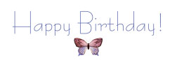 Happy Birthday